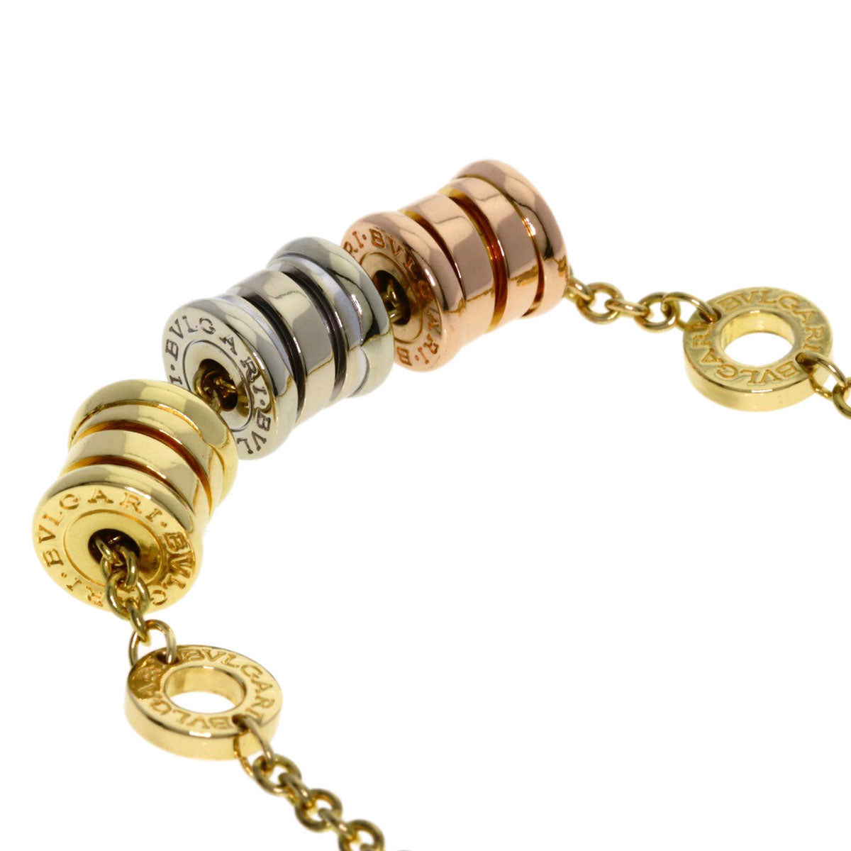BVLGARI B.zero1 element Bracelet K18 Yellow Gold K18 White GoldLadies [Used]