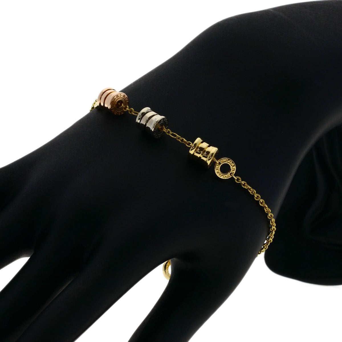BVLGARI B.zero1 element Bracelet K18 Yellow Gold K18 White GoldLadies [Used]