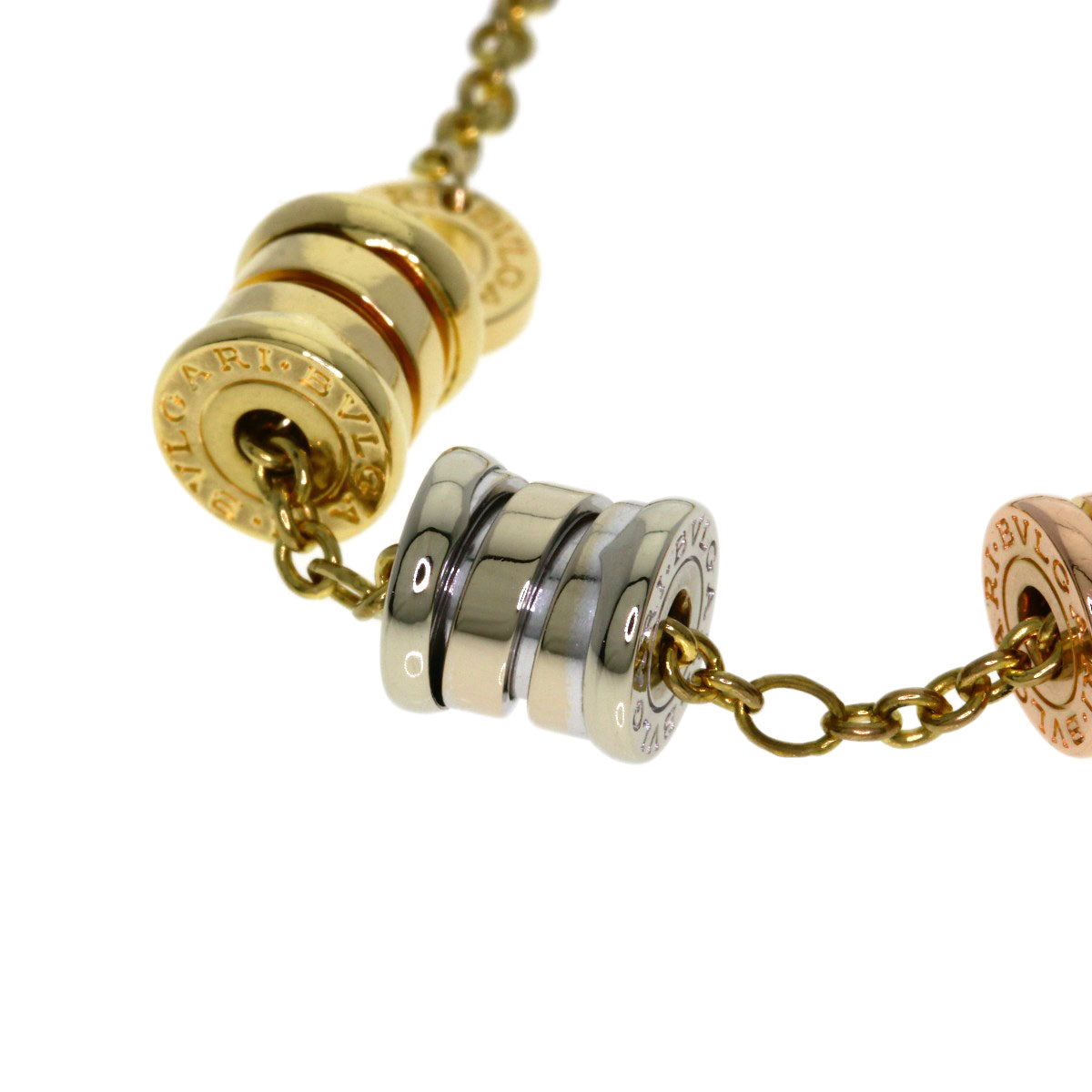 BVLGARI B.zero1 element Bracelet K18 Yellow Gold K18 White GoldLadies [Used]