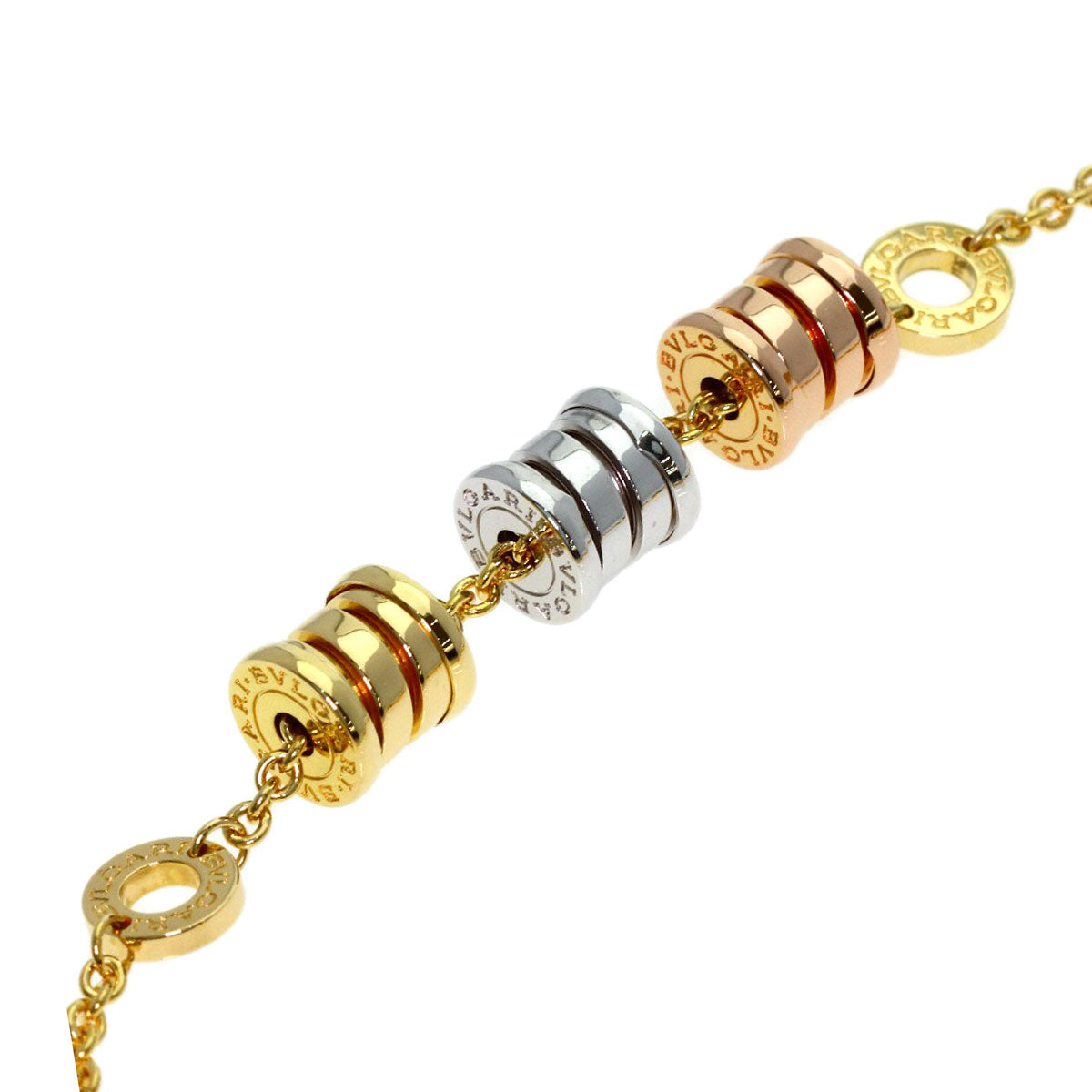 BVLGARI B.zero1 element Bracelet K18 Yellow Gold K18 White GoldLadies [Used]