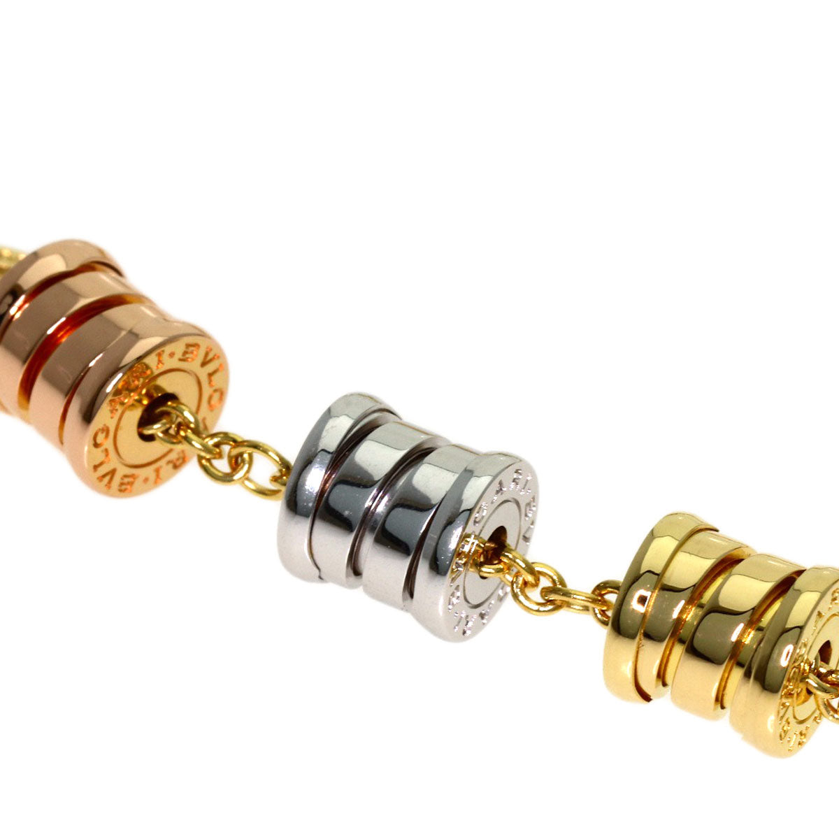 BVLGARI B.zero1 element Bracelet K18 Yellow Gold K18 White GoldLadies [Used]