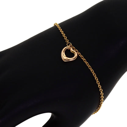 TIFFANY&Co. Open heart Bracelet K18 Pink Gold Ladies [Used]