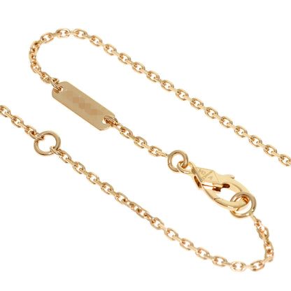 Van Cleef & Arpels Vintage Alhambra Rhodonite Diamond Necklace K18 Pink Gold Ladies [Used]