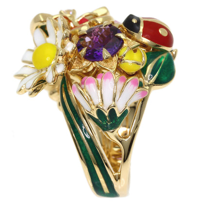 Dior Diorette #51 Ring K18 Yellow Gold Ladies [Used]