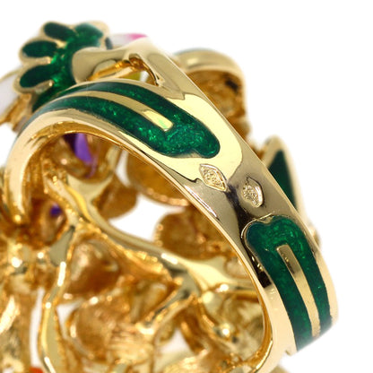 Dior Diorette #51 Ring K18 Yellow Gold Ladies [Used]