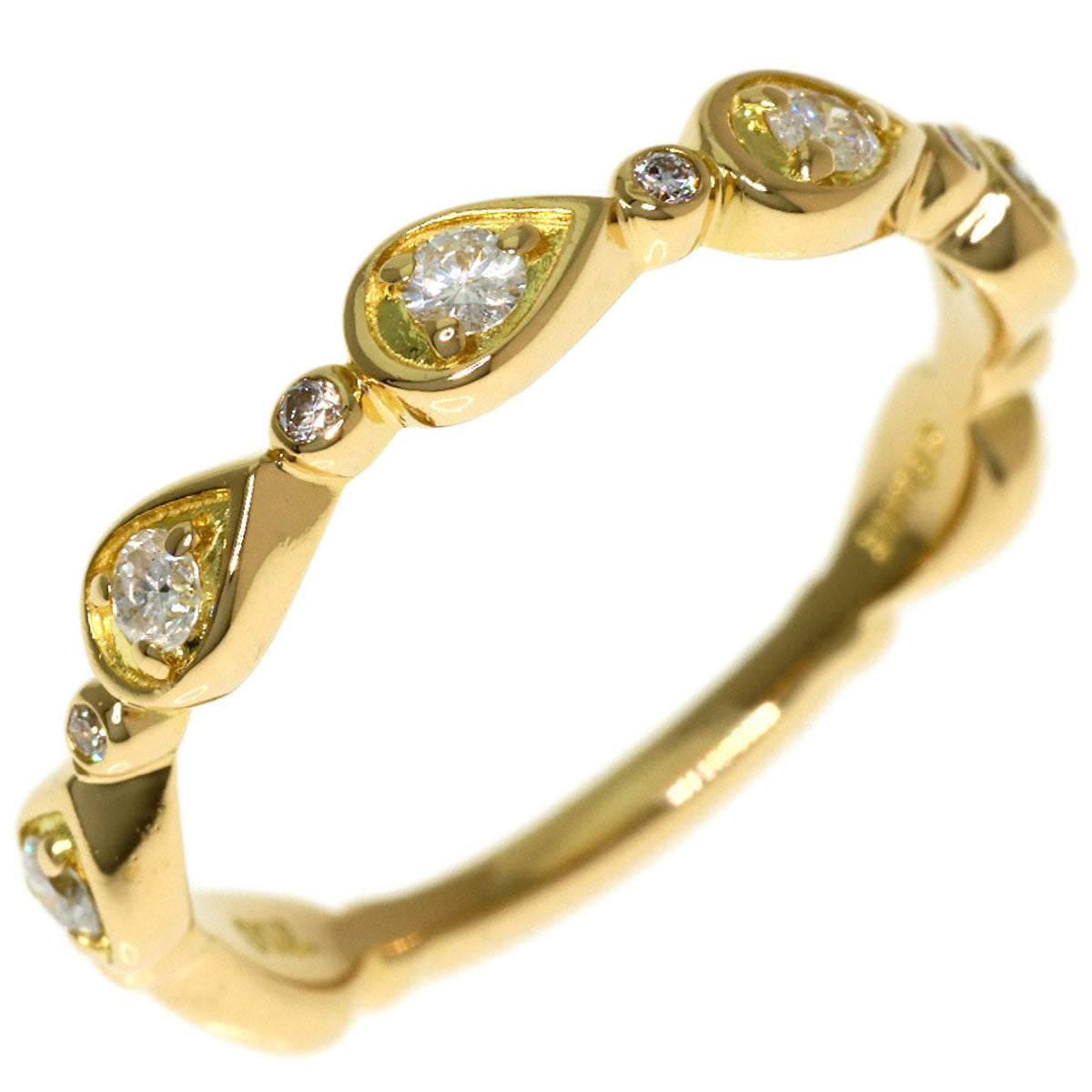 CELINE Diamond Ring K18 Yellow Gold Ladies [Used]