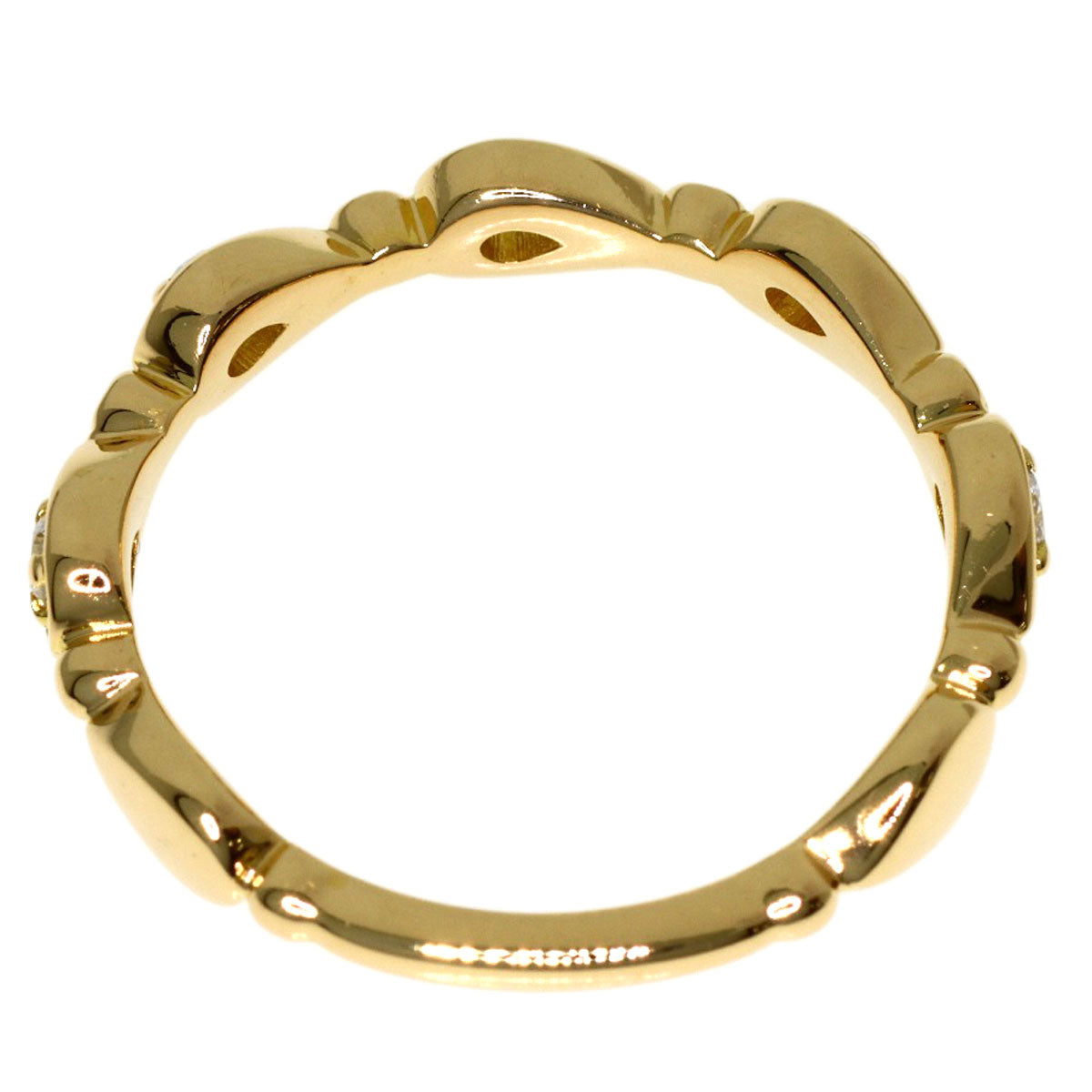 CELINE Diamond Ring K18 Yellow Gold Ladies [Used]