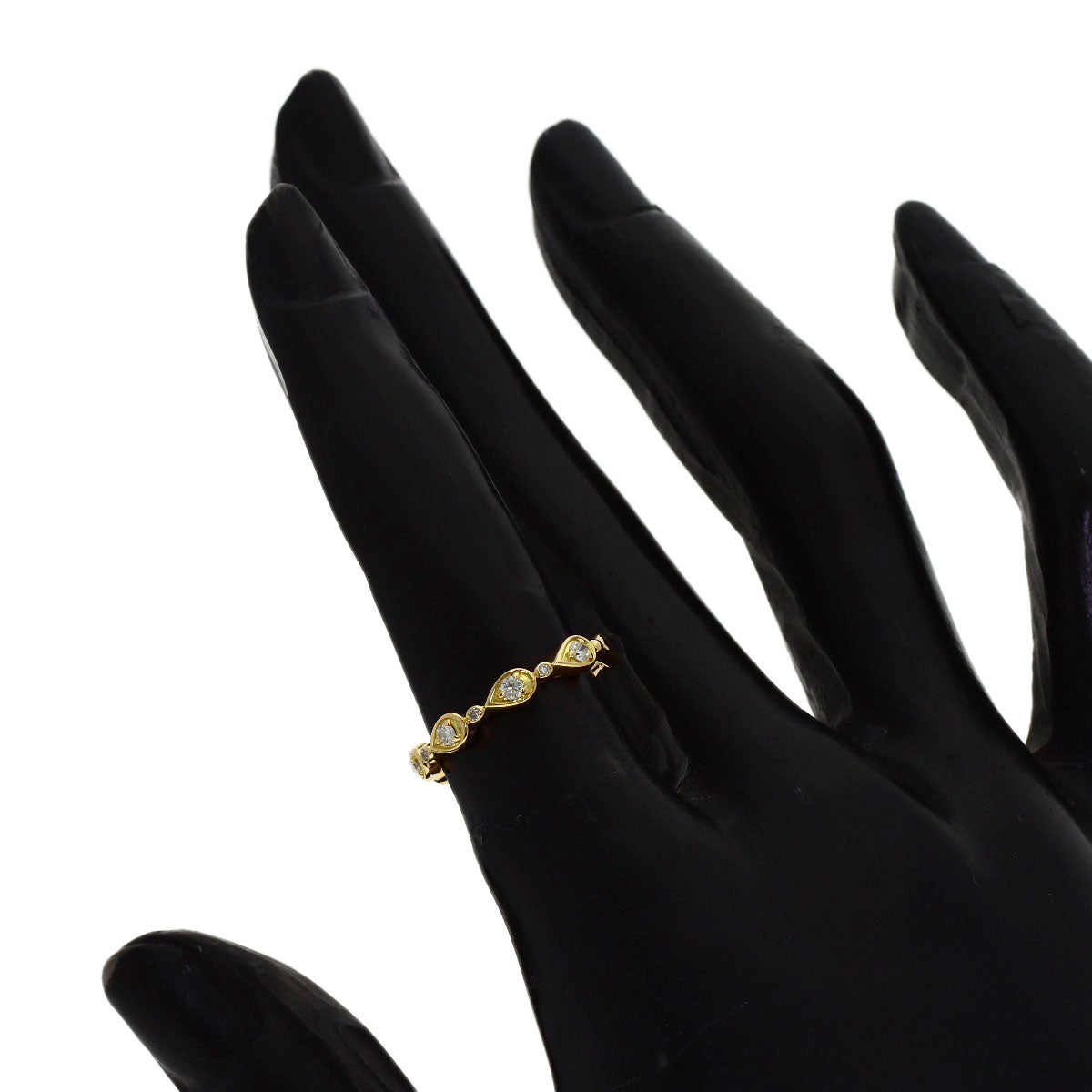CELINE Diamond Ring K18 Yellow Gold Ladies [Used]