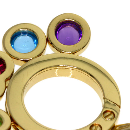 BVLGARI allegra multicolor stone Necklace K18 Yellow Gold Ladies [Used]