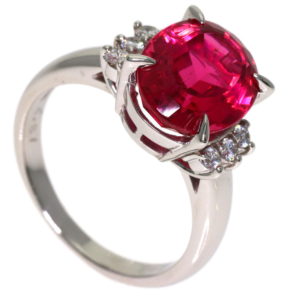 TASAKI Ruberite diamond Ring Platinum PT900 Ladies [Used]