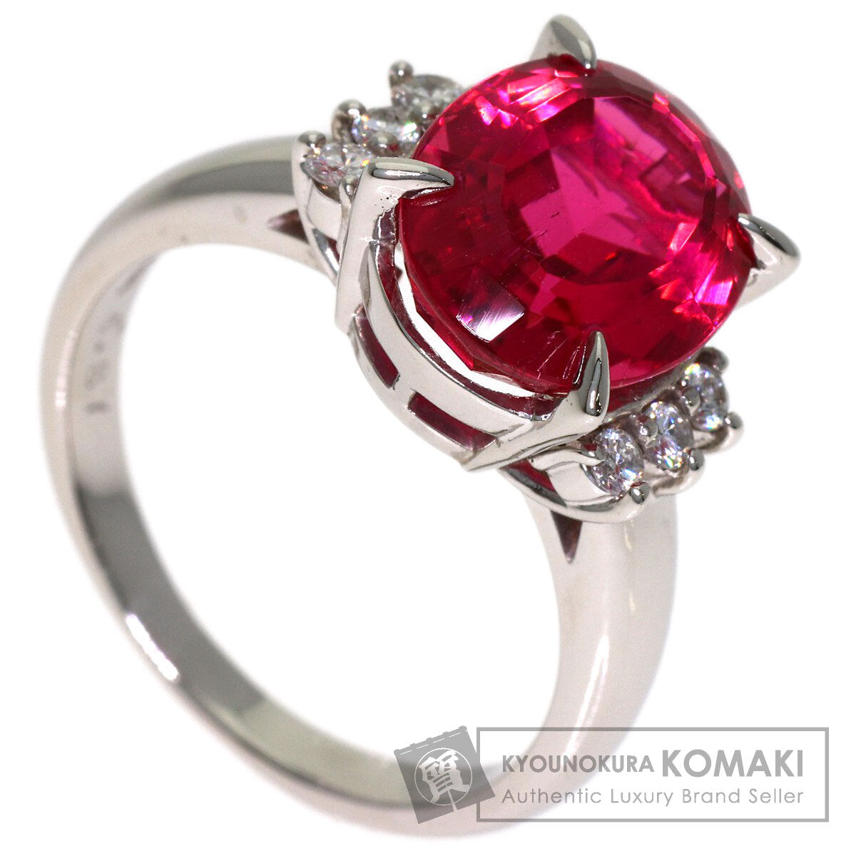 TASAKI Ruberite diamond Ring Platinum PT900 Ladies [Used]