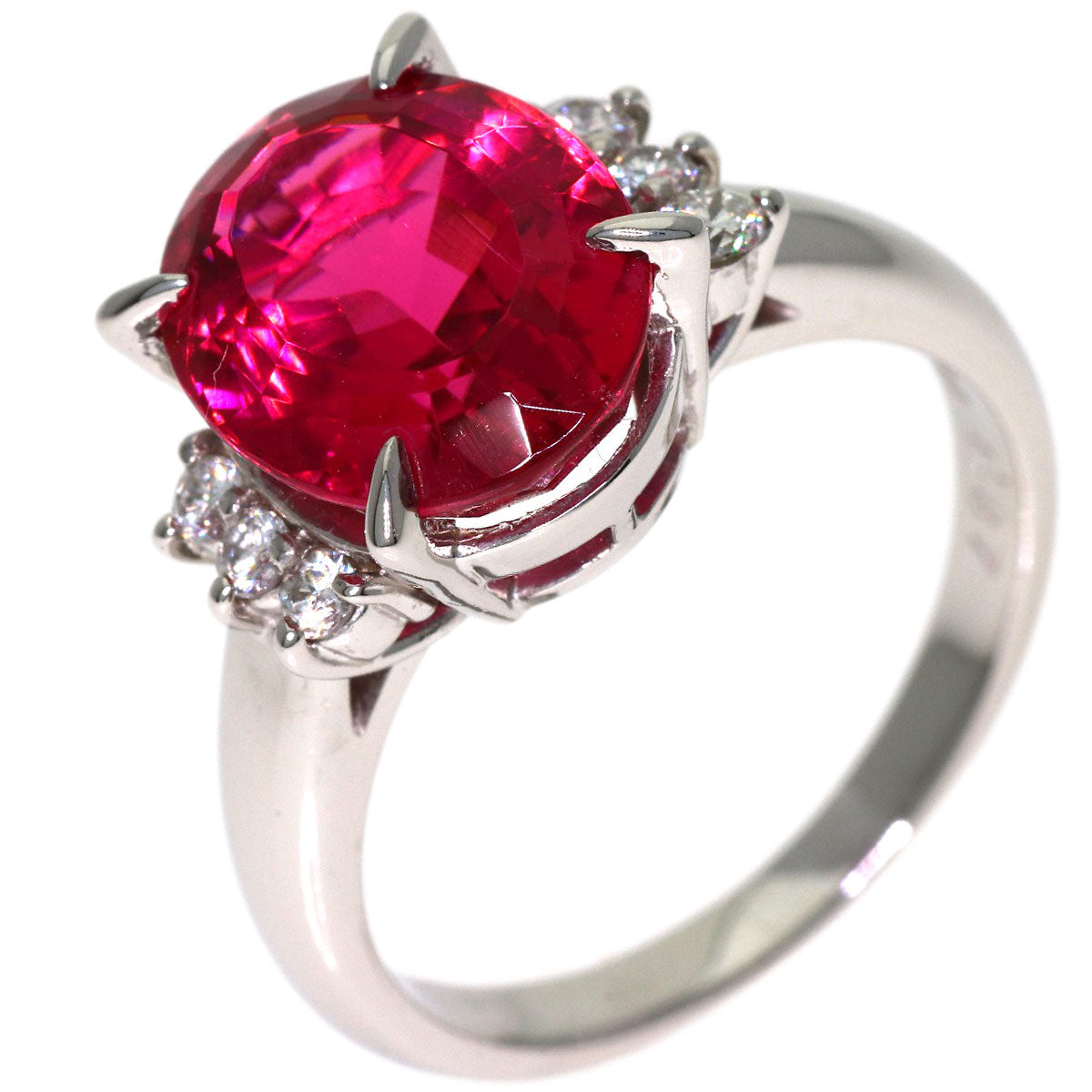 TASAKI Ruberite diamond Ring Platinum PT900 Ladies [Used]