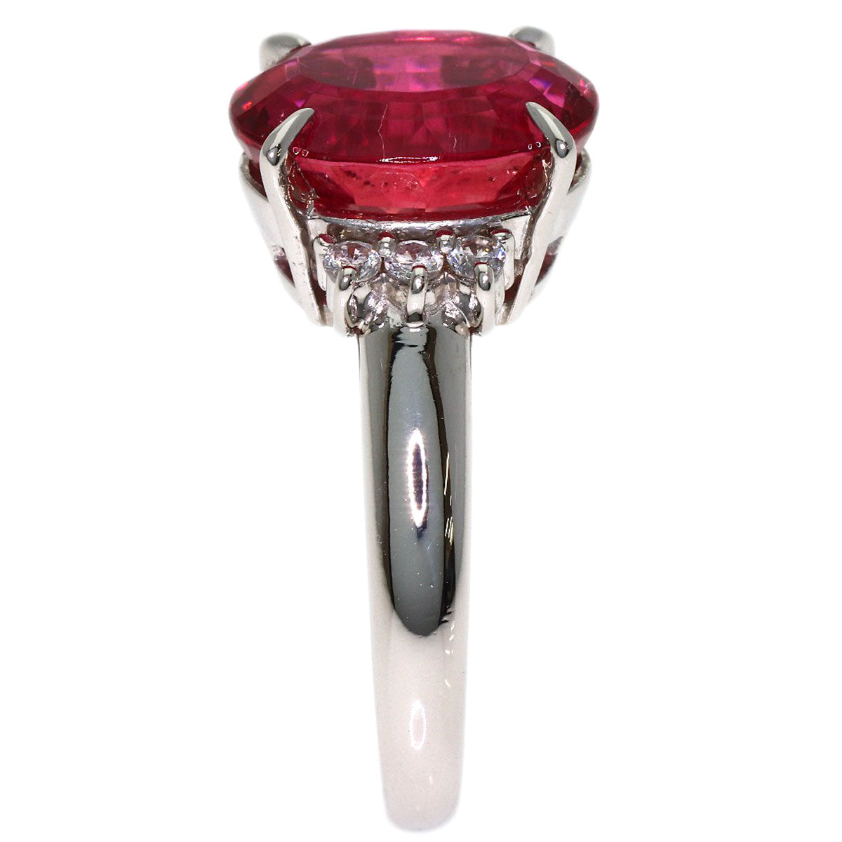 TASAKI Ruberite diamond Ring Platinum PT900 Ladies [Used]
