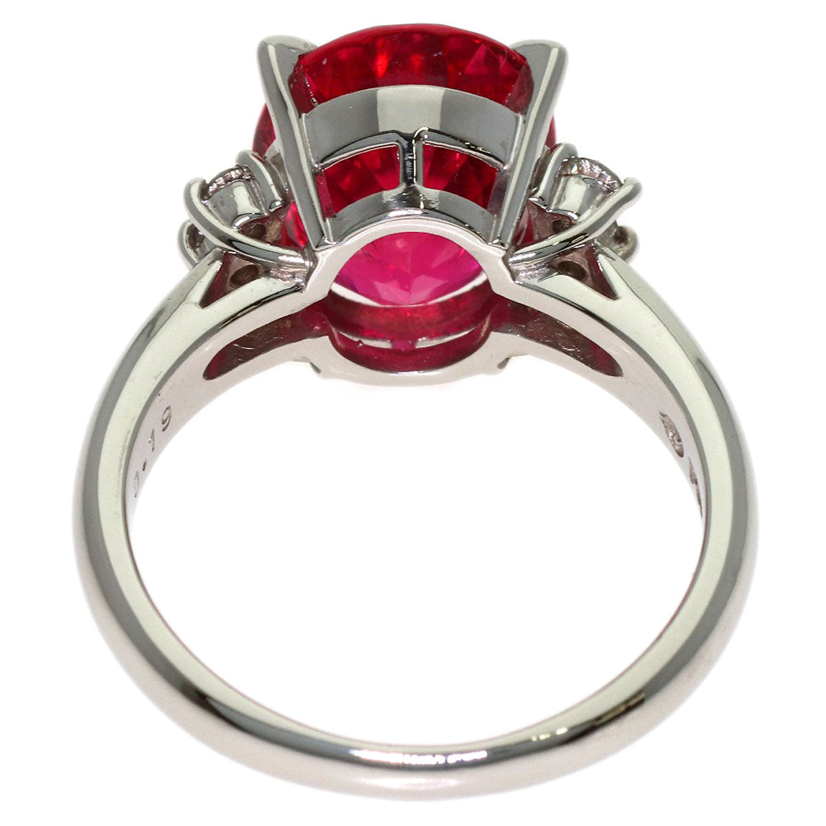 TASAKI Ruberite diamond Ring Platinum PT900 Ladies [Used]