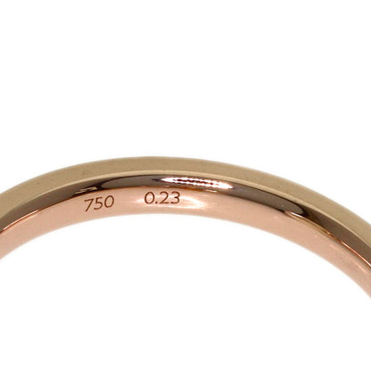 TASAKI Kugel Double Finger Diamond Pearl Pearl Ring K18 Pink Gold Ladies [Used]