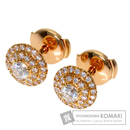 TIFFANY&Co. Sorest diamond earring K18 Pink Gold Ladies [Used]