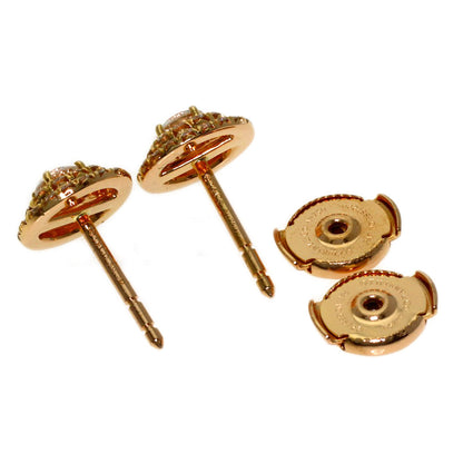 TIFFANY&Co. Sorest diamond earring K18 Pink Gold Ladies [Used]