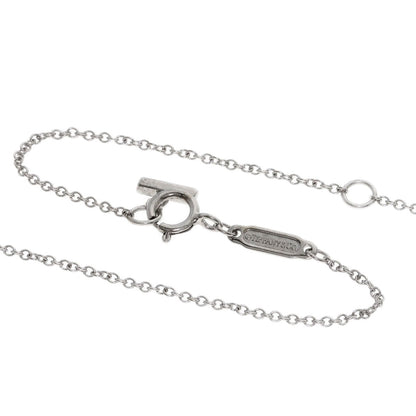 TIFFANY&Co. T smile small Necklace K18 White Gold Ladies [Used]
