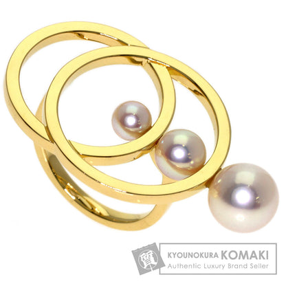 TASAKI Cosmic Pearl Pearl Ring K18 Yellow Gold Ladies [Used]