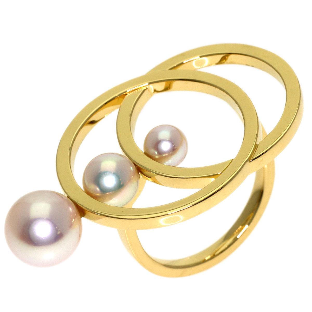 TASAKI Cosmic Pearl Pearl Ring K18 Yellow Gold Ladies [Used]