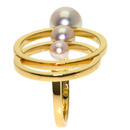 TASAKI Cosmic Pearl Pearl Ring K18 Yellow Gold Ladies [Used]