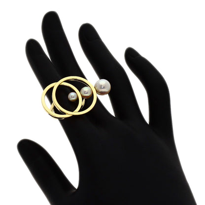 TASAKI Cosmic Pearl Pearl Ring K18 Yellow Gold Ladies [Used]