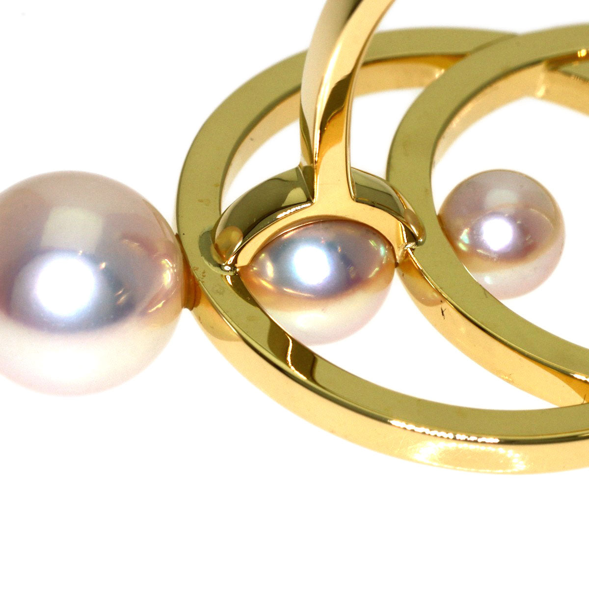 TASAKI Cosmic Pearl Pearl Ring K18 Yellow Gold Ladies [Used]
