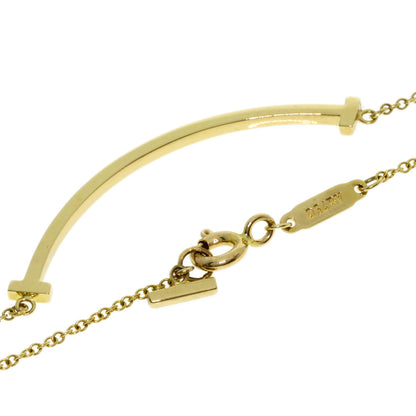 TIFFANY&Co. T smile small Necklace K18 Yellow Gold Ladies [Used]