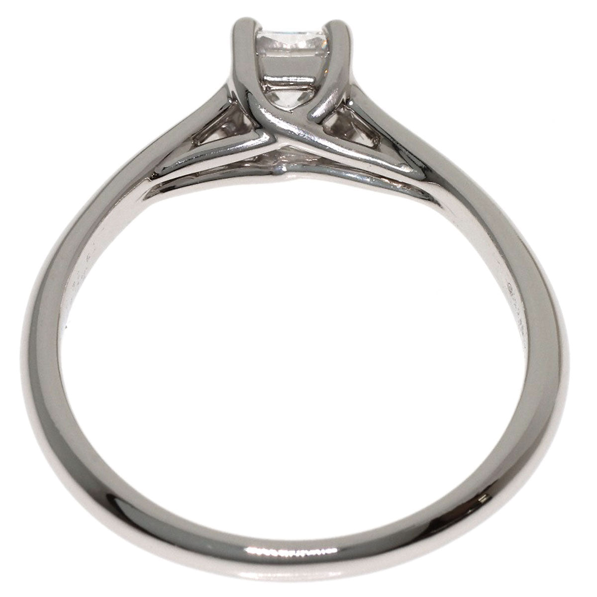 TIFFANY&Co. Lucida Diamond Ring Platinum PT950 Ladies [Used]