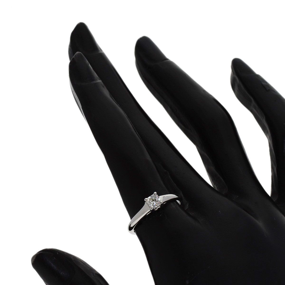 TIFFANY&Co. Lucida Diamond Ring Platinum PT950 Ladies [Used]