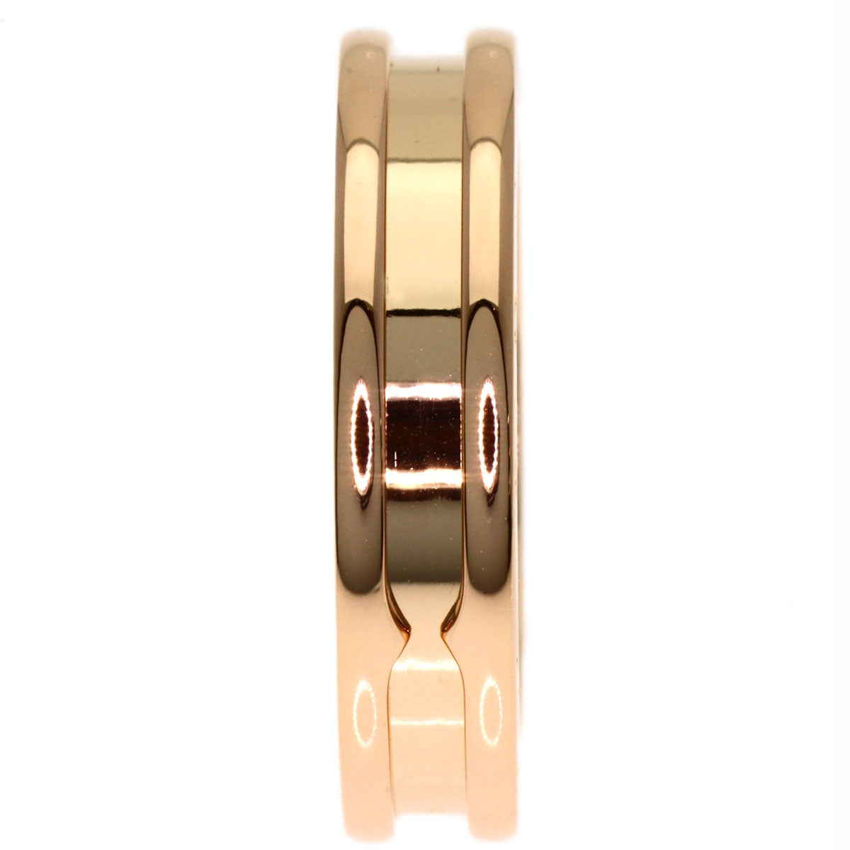 BVLGARI B.zero1 1 band #53 Ring K18 Pink Gold Ladies [Used]