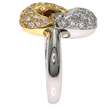 CELINE Diamond Ring K18 Yellow Gold PT900Ladies [Used]