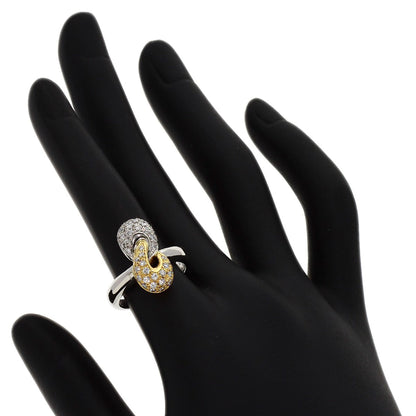 CELINE Diamond Ring K18 Yellow Gold PT900Ladies [Used]