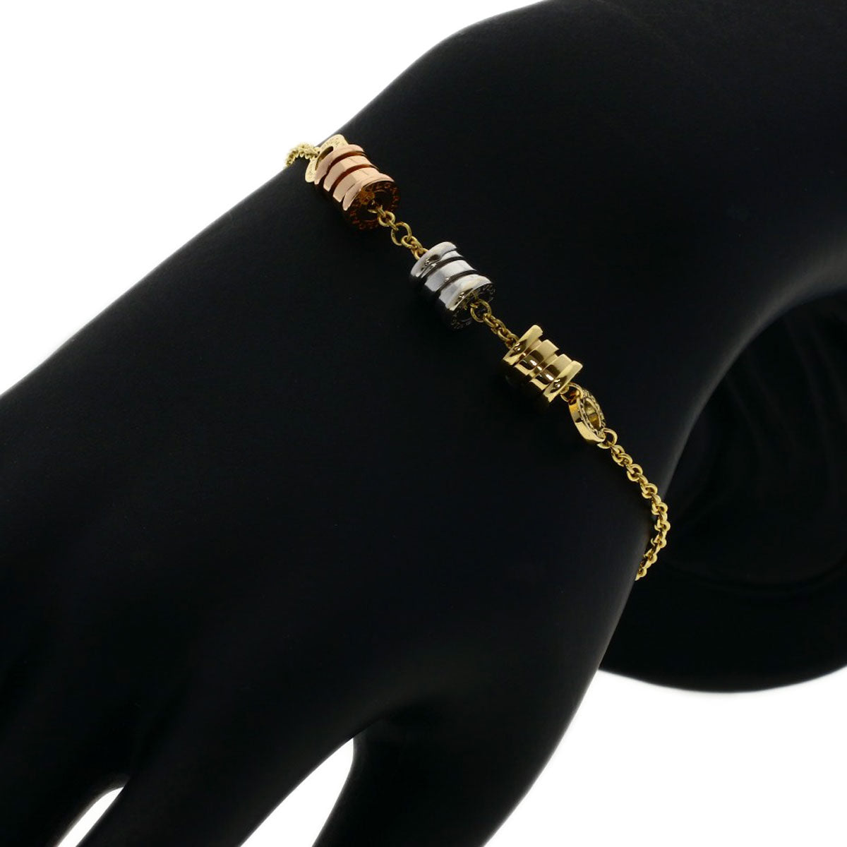 BVLGARI B.zero1 element Bracelet K18 Yellow Gold K18 White GoldLadies [Used]