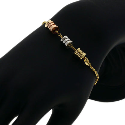 BVLGARI B.zero1 element Bracelet K18 Yellow Gold K18 White GoldLadies [Used]