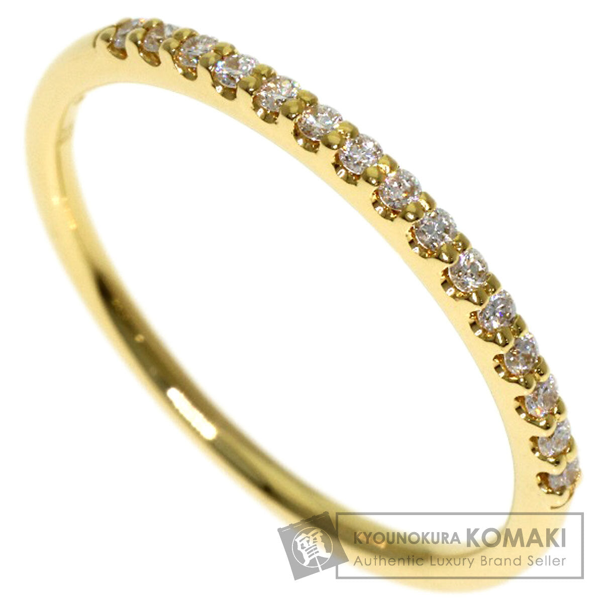 Ponte Vecchio Diamond Ring K18 Yellow Gold Ladies [Used]