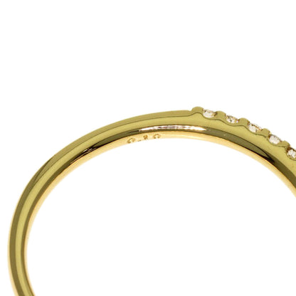 Ponte Vecchio Diamond Ring K18 Yellow Gold Ladies [Used]