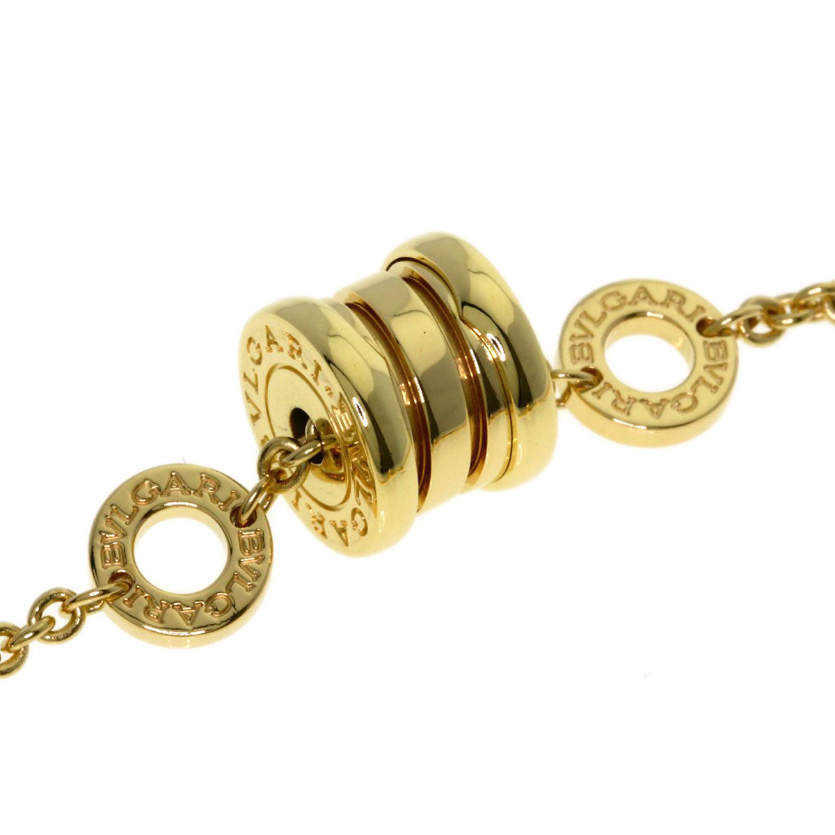 BVLGARI B.zero1 element Bracelet K18 Yellow Gold Ladies [Used]