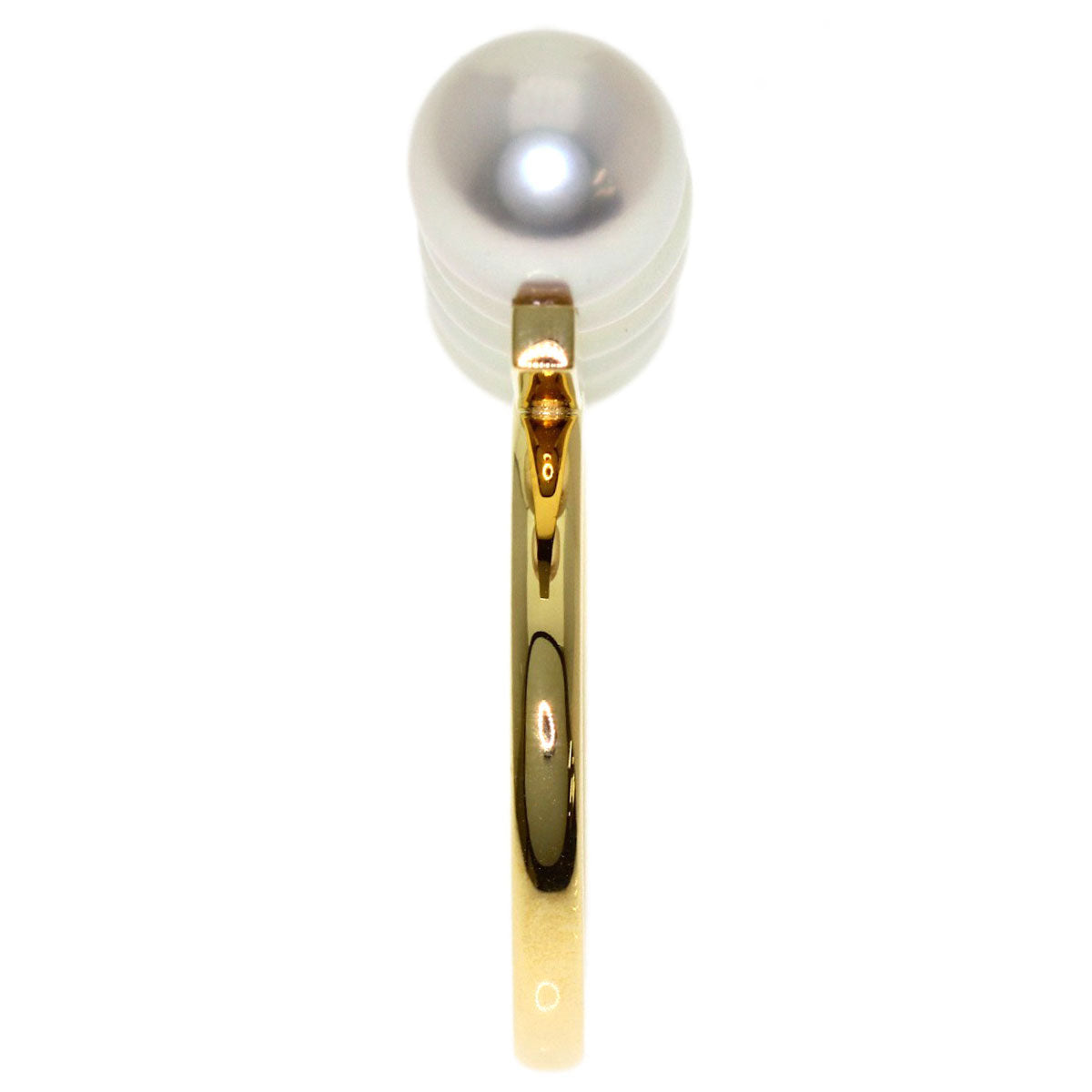 TASAKI Balance Signature Akoya Pearl Ring K18 Yellow Gold Ladies [Used]