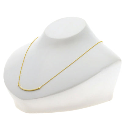 TIFFANY&Co. T smile small Necklace K18 Yellow Gold Ladies [Used]