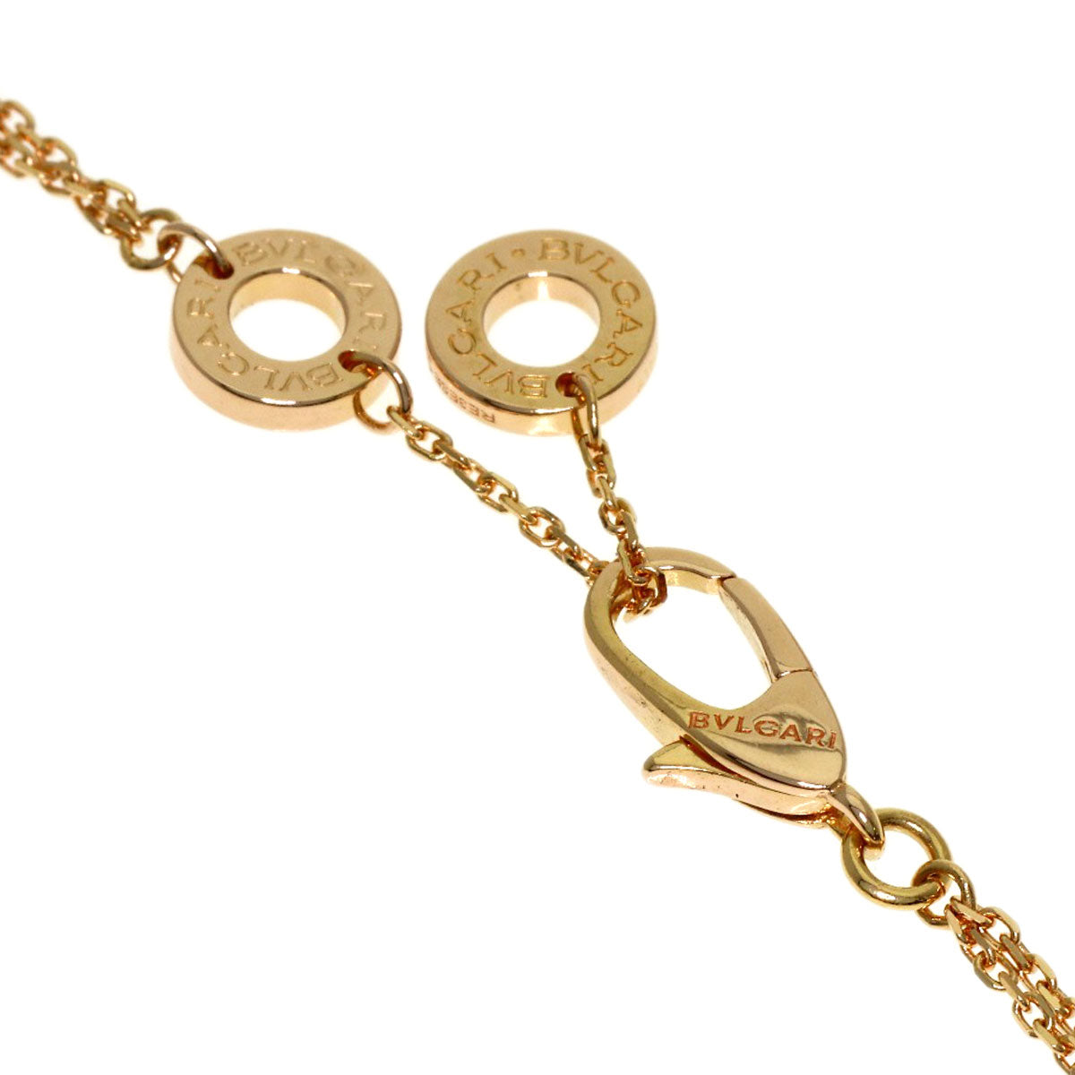 BVLGARI Diva Dream SM Diamond 2-strand Bracelet K18 Pink Gold Ladies [Used]