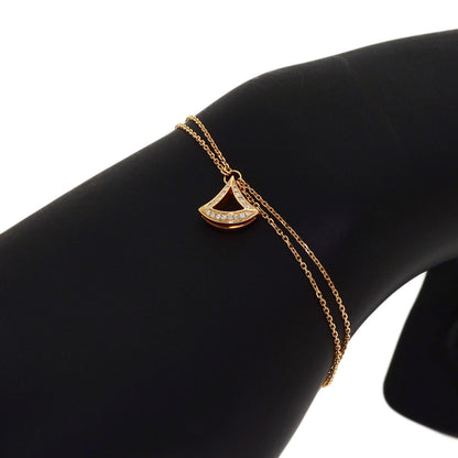 BVLGARI Diva Dream SM Diamond 2-strand Bracelet K18 Pink Gold Ladies [Used]