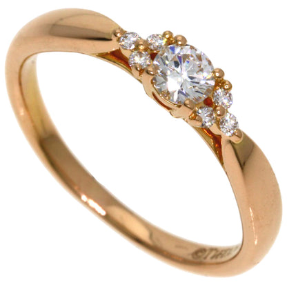 TIFFANY&Co. Harmony Cluster Side Stone Diamond Ring K18 Pink Gold Ladies [Used]