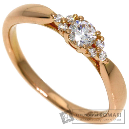 TIFFANY&Co. Harmony Cluster Side Stone Diamond Ring K18 Pink Gold Ladies [Used]