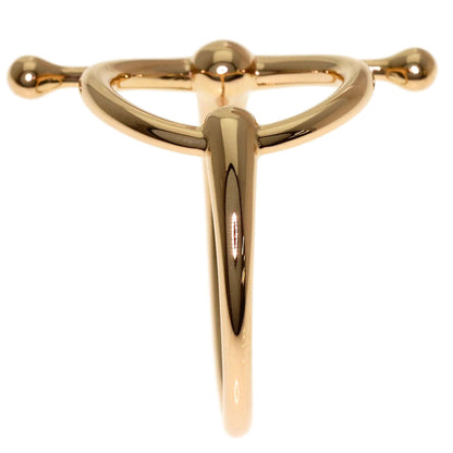 HERMES Filet d'Or #50 Ring K18 Pink Gold Ladies [Used]