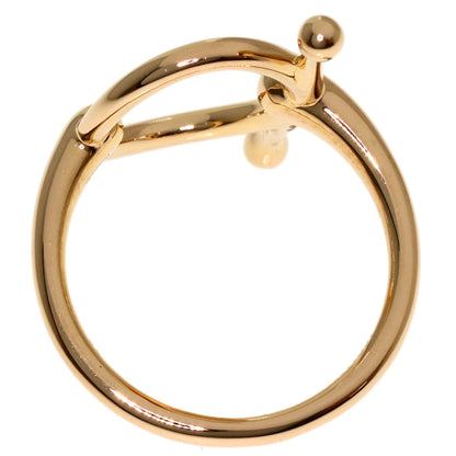 HERMES Filet d'Or #50 Ring K18 Pink Gold Ladies [Used]