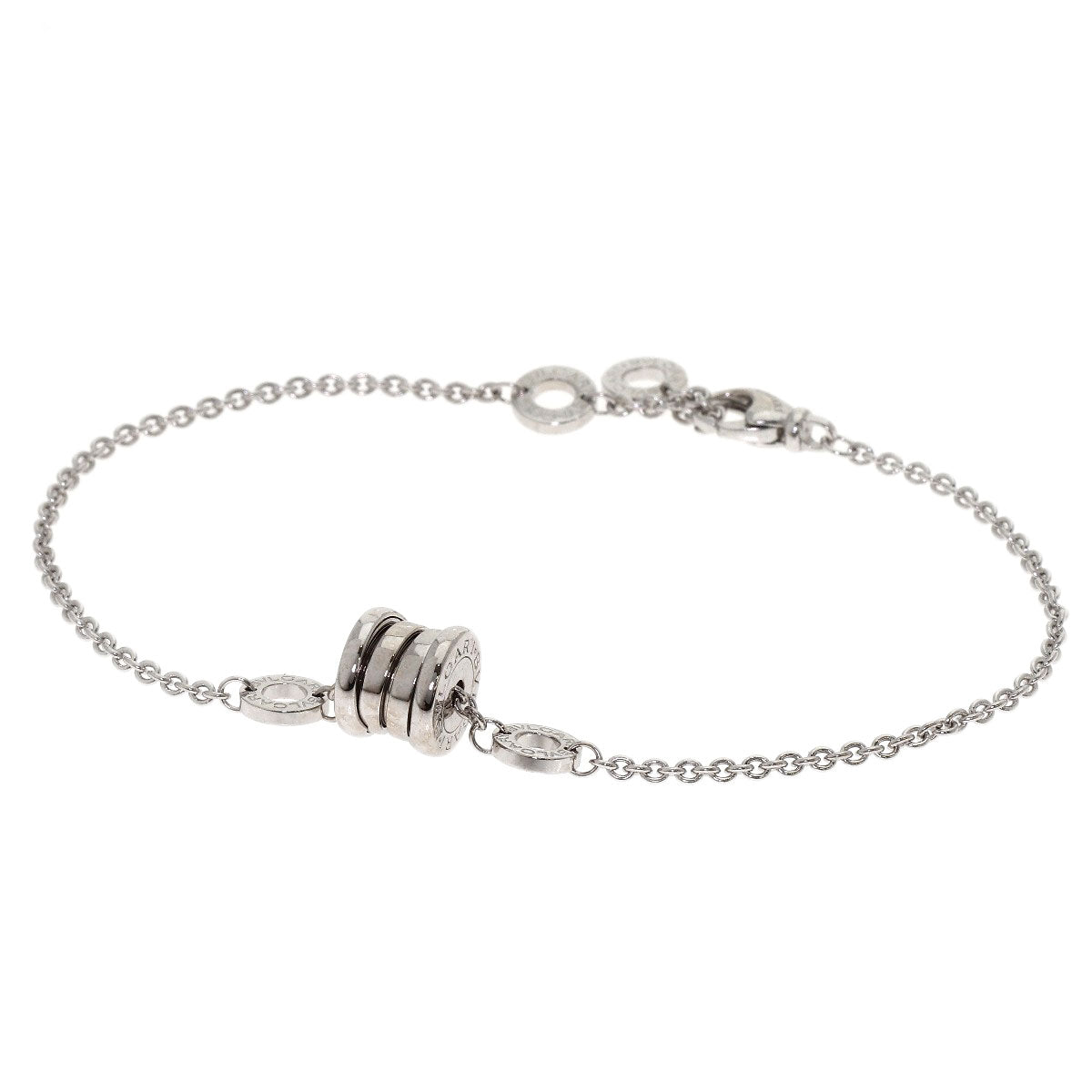 BVLGARI B.zero1 element Bracelet K18 White Gold Ladies [Used]