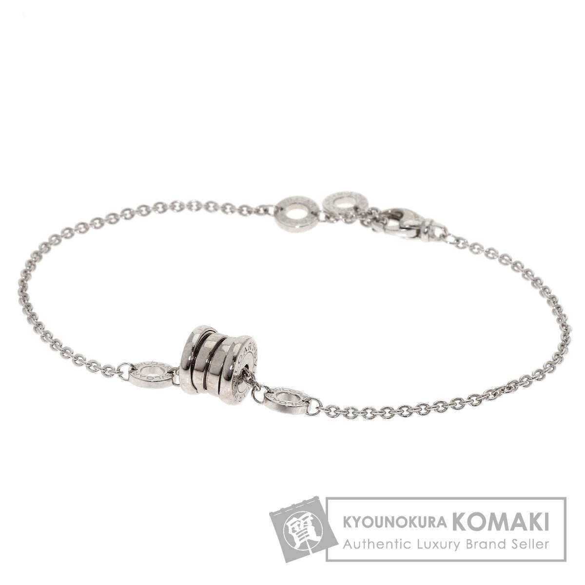 BVLGARI B.zero1 element Bracelet K18 White Gold Ladies [Used]