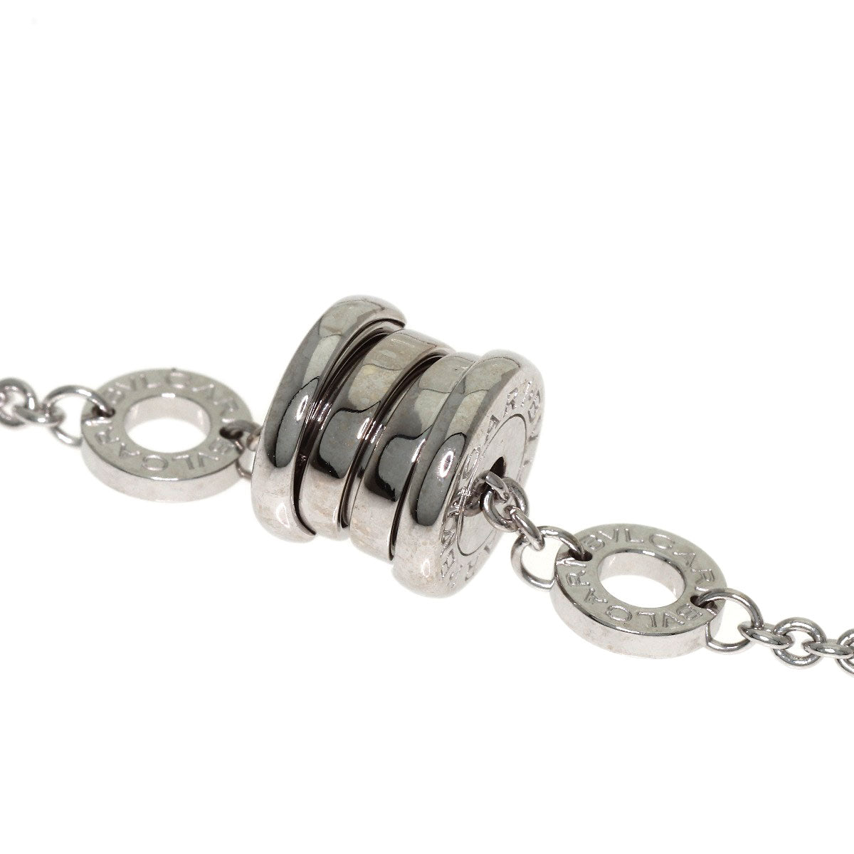 BVLGARI B.zero1 element Bracelet K18 White Gold Ladies [Used]