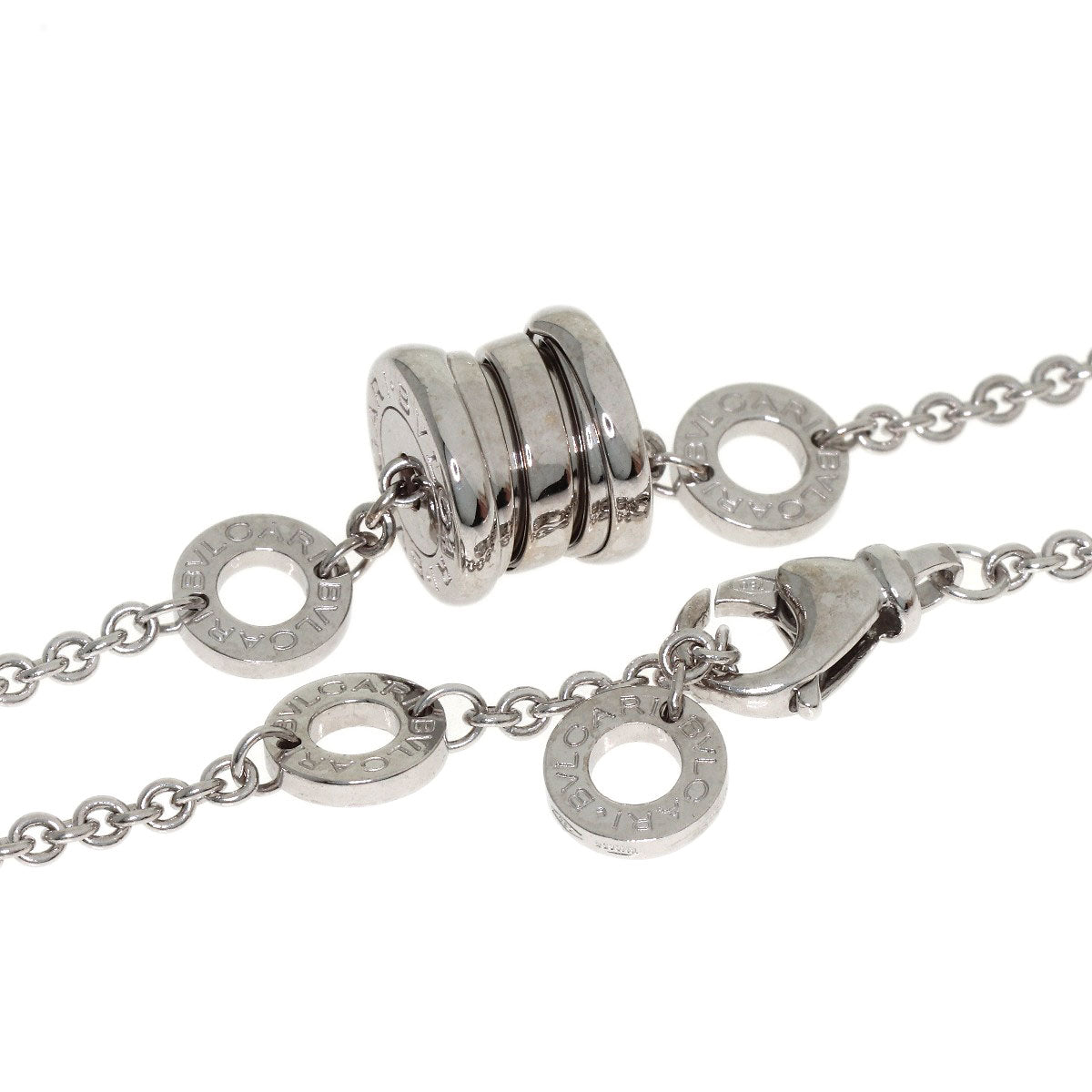 BVLGARI B.zero1 element Bracelet K18 White Gold Ladies [Used]